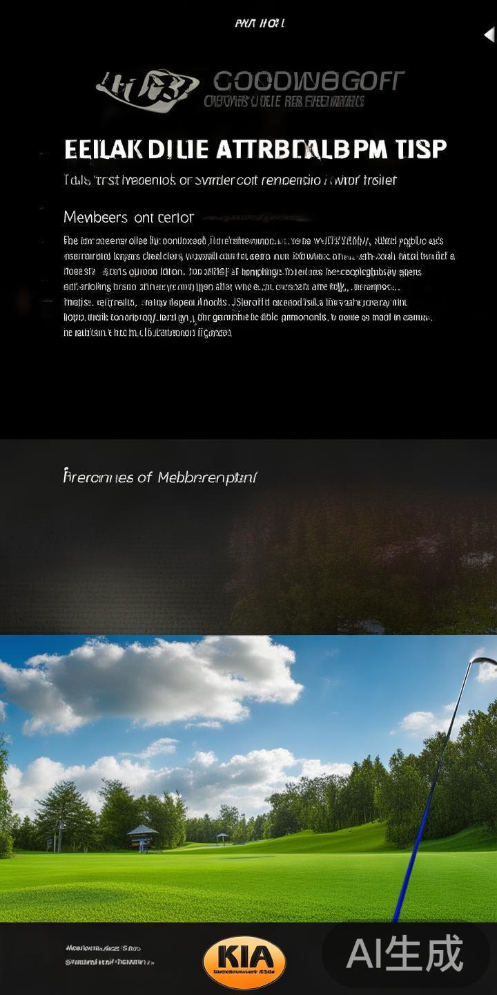 开云高尔夫官网会员尊享优先体验最新高端高尔夫产品及专属特权 此外,开云高尔夫官网为会员们提供专属的产品试用周期